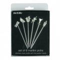 Stainless Steel & Pewter Martini Picks